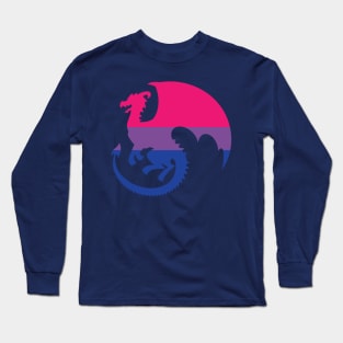 Pride Animals- Bisexual Dragon Long Sleeve T-Shirt